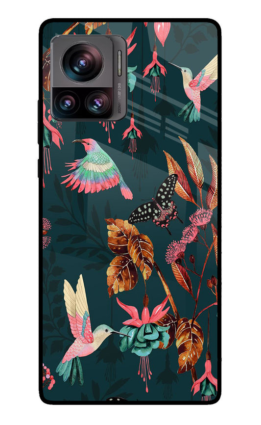 Birds Moto Edge 30 Ultra Glass Case