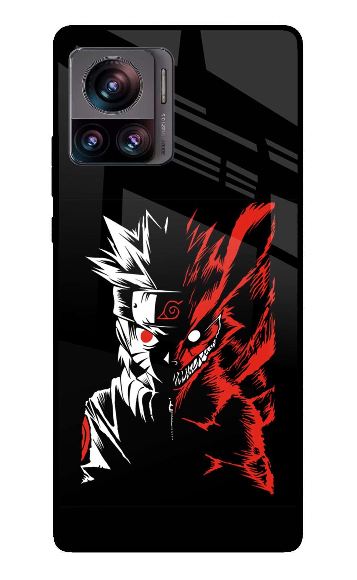 Naruto Two Face Moto Edge 30 Ultra Glass Case