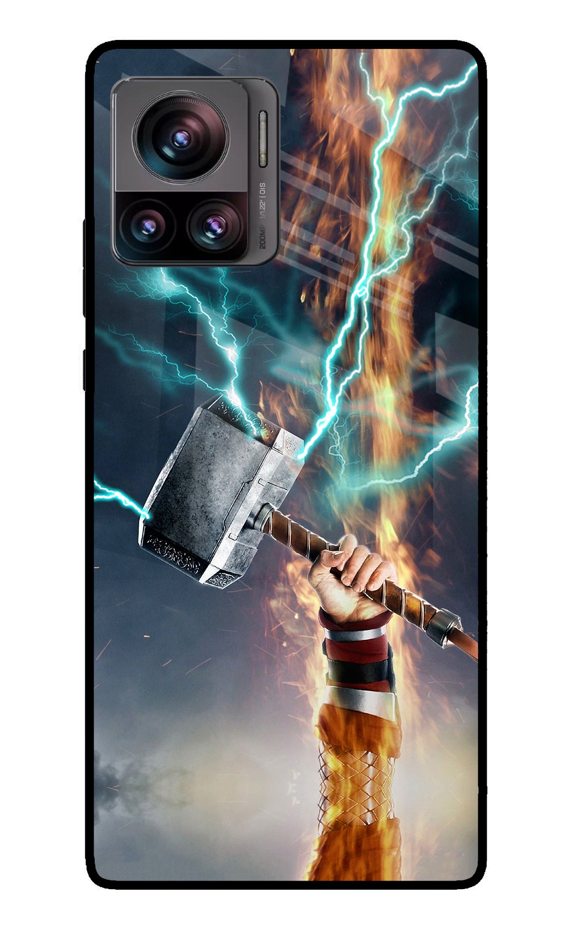 Thor Hammer Mjolnir Moto Edge 30 Ultra Glass Case