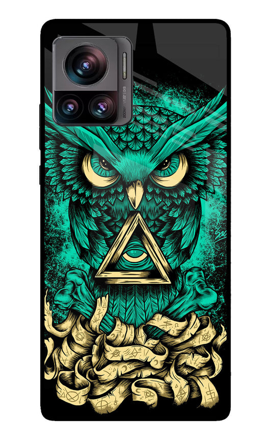 Green Owl Moto Edge 30 Ultra Glass Case