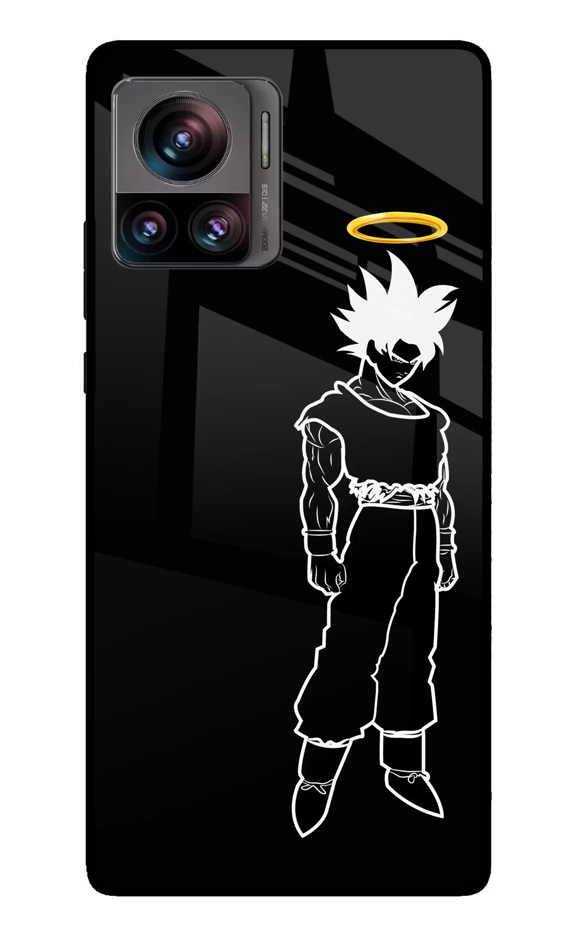 DBS Character Moto Edge 30 Ultra Glass Case Back Cover by Casekaro