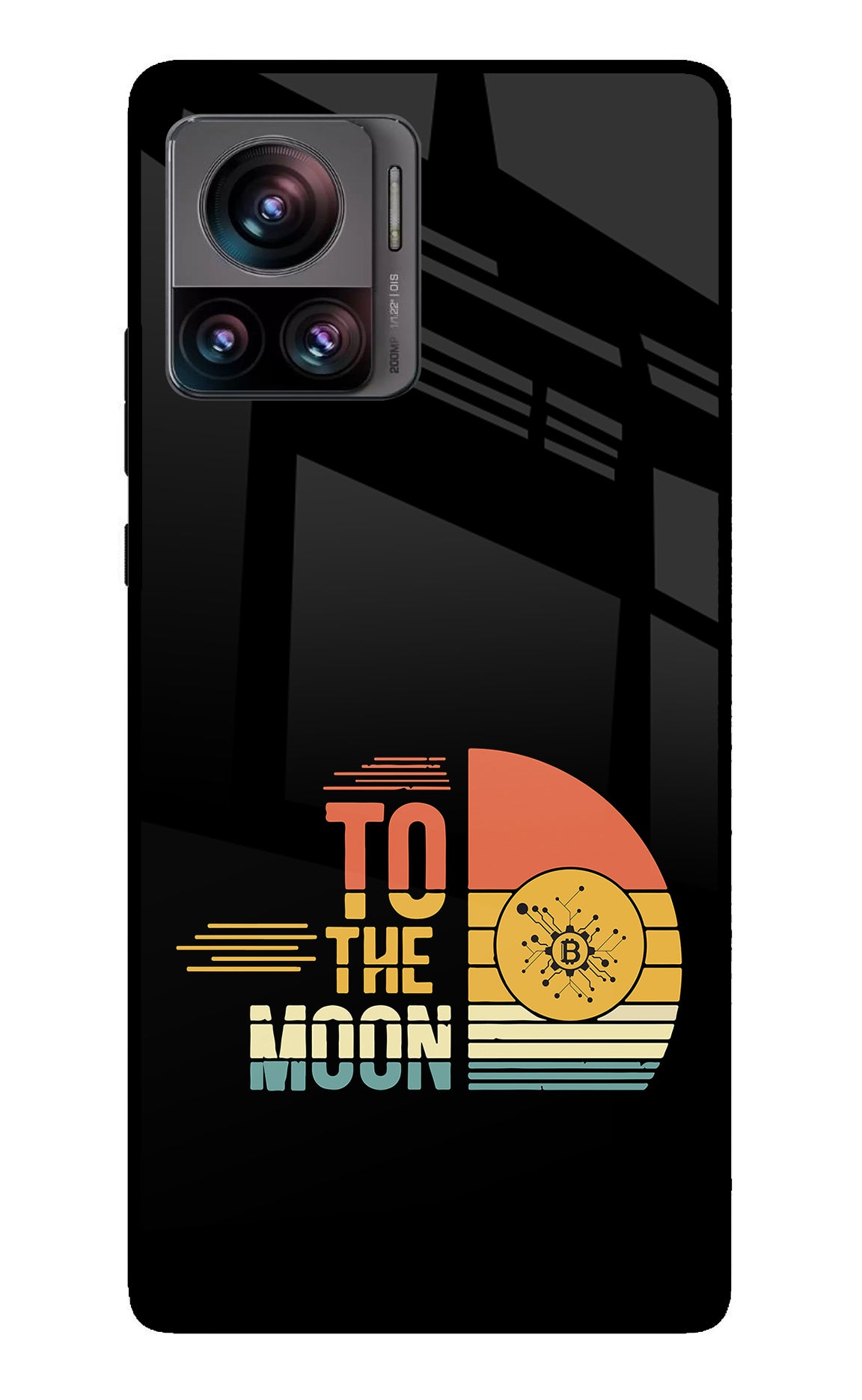 To the Moon Moto Edge 30 Ultra Glass Case