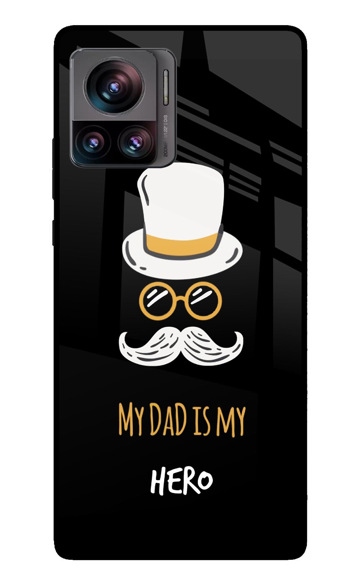 My Dad Is My Hero Moto Edge 30 Ultra Glass Case