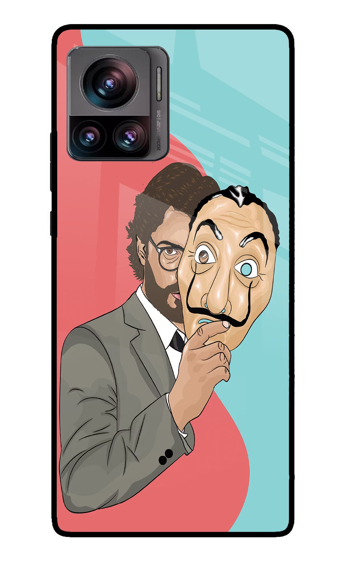 Professor Moto Edge 30 Ultra Glass Case Back Cover by Casekaro
