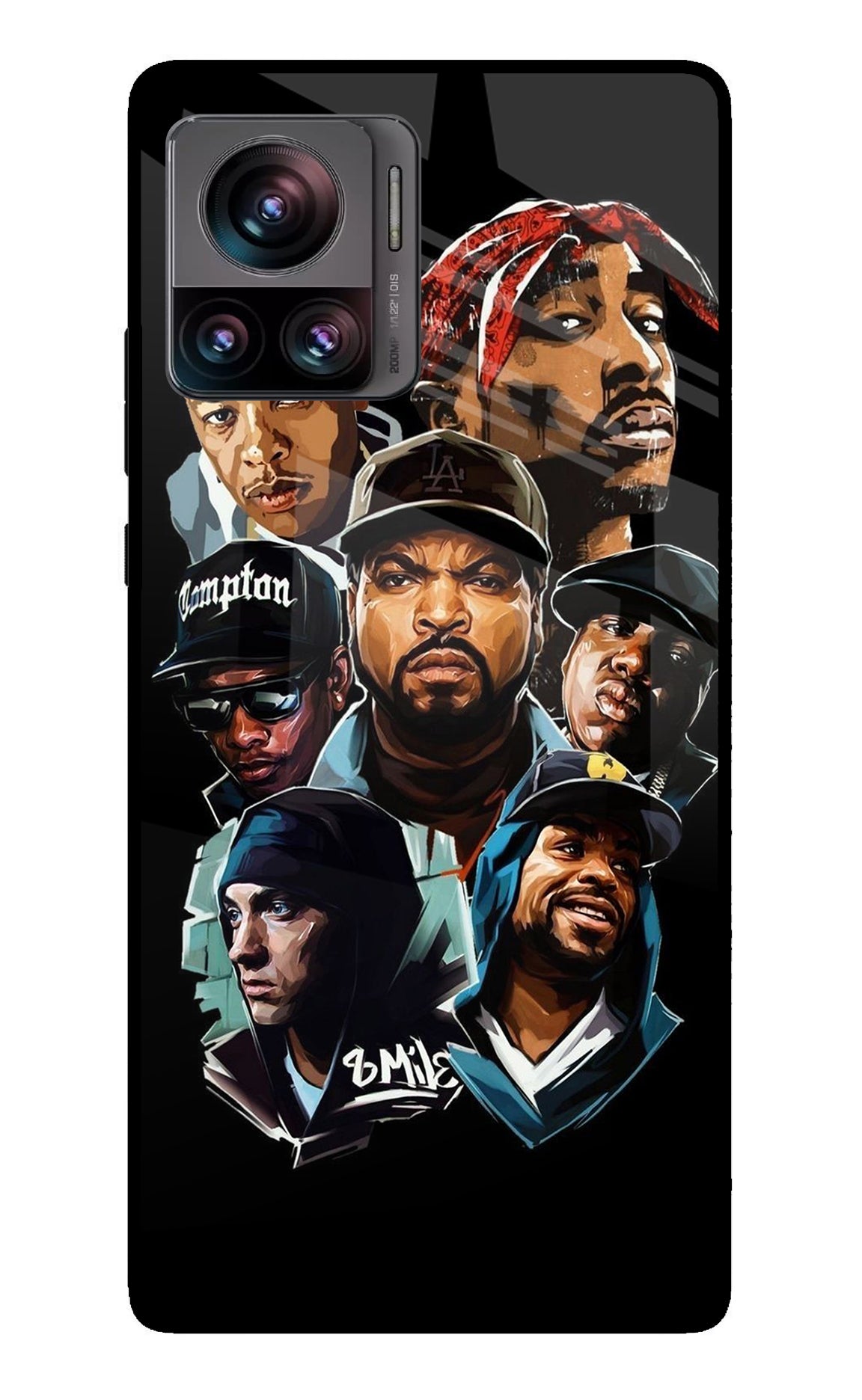 Rappers Moto Edge 30 Ultra Glass Case