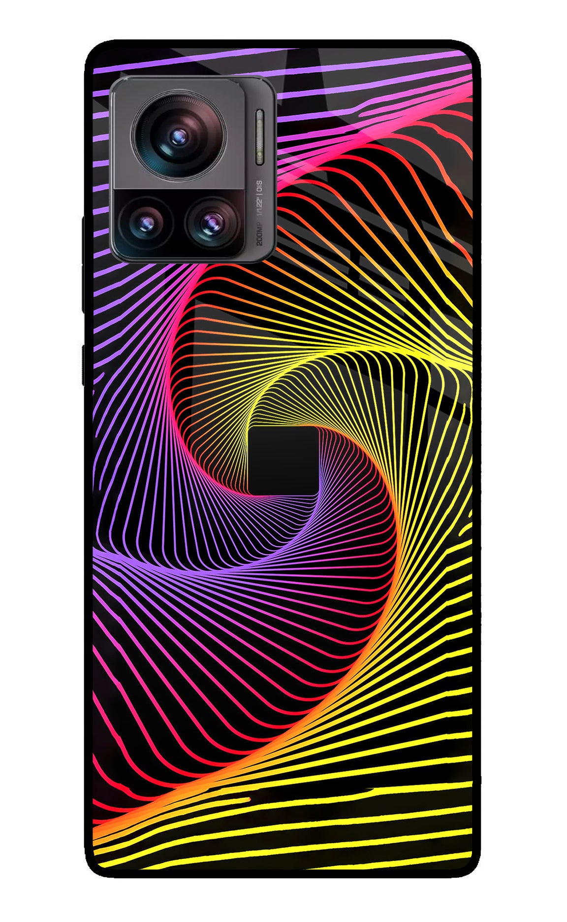 Colorful Strings Moto Edge 30 Ultra Glass Case