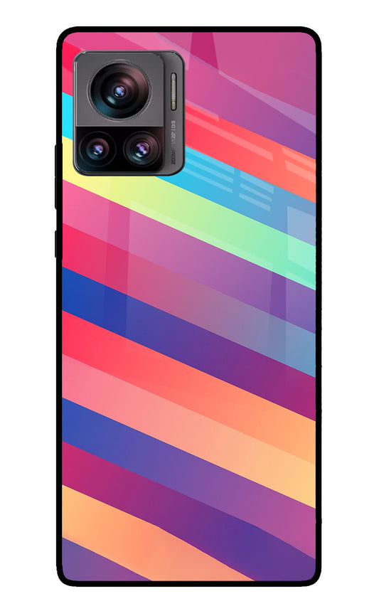 Stripes color Moto Edge 30 Ultra Glass Case