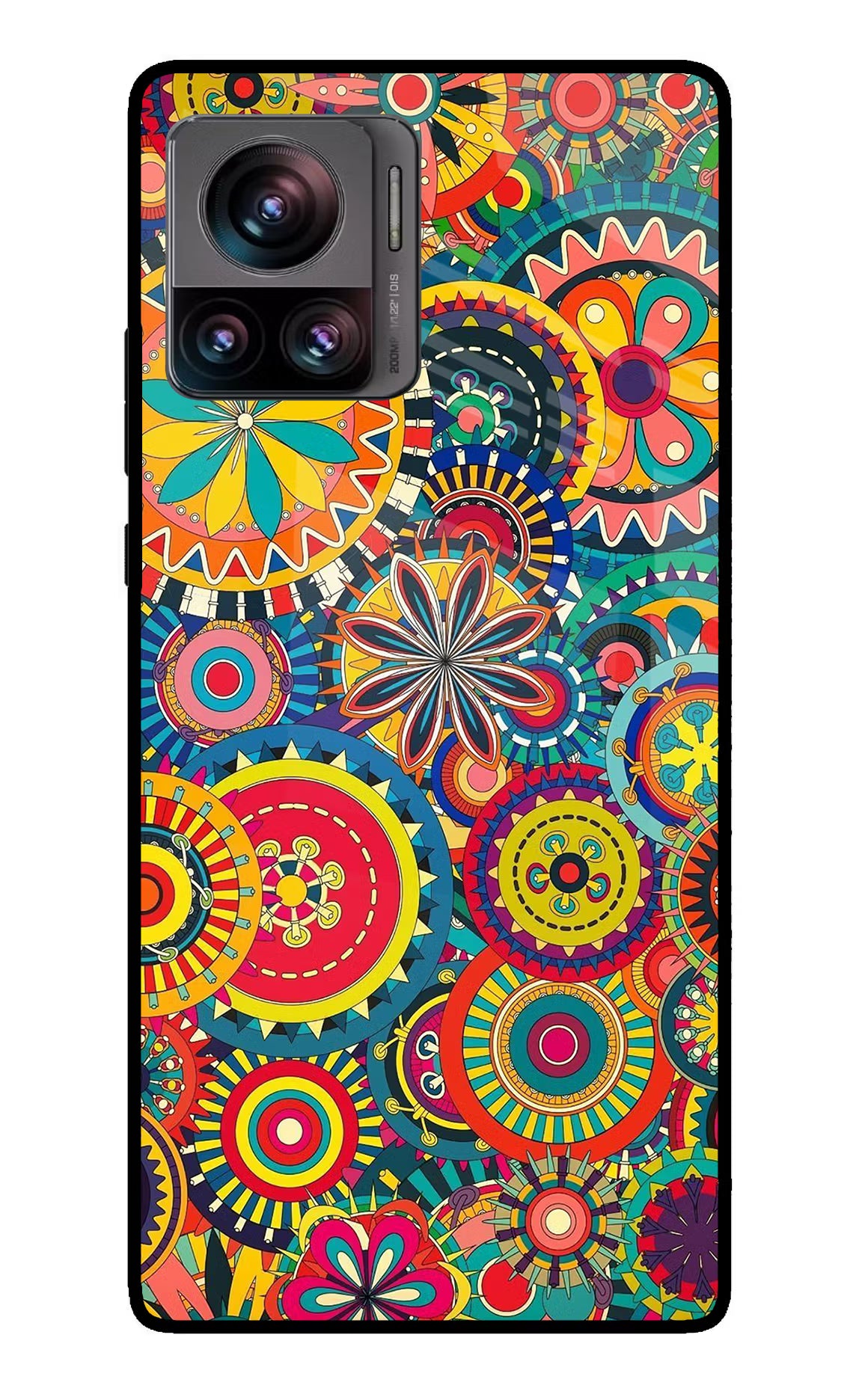 Gol Gol Art Moto Edge 30 Ultra Glass Case Back Cover by Casekaro