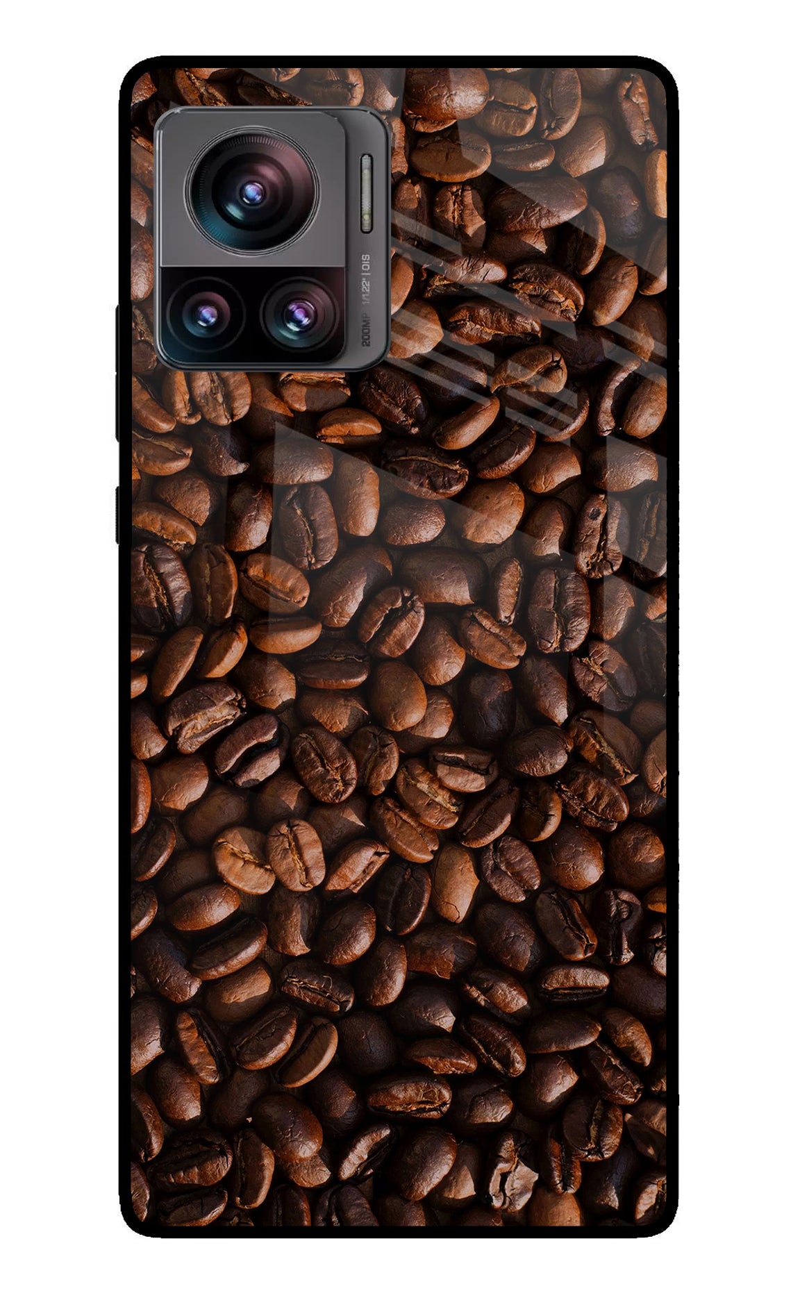 Coffee Beans Moto Edge 30 Ultra Glass Case