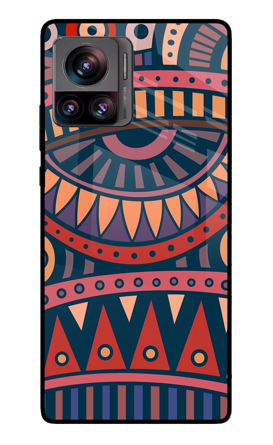 African Culture Design Moto Edge 30 Ultra Glass Case