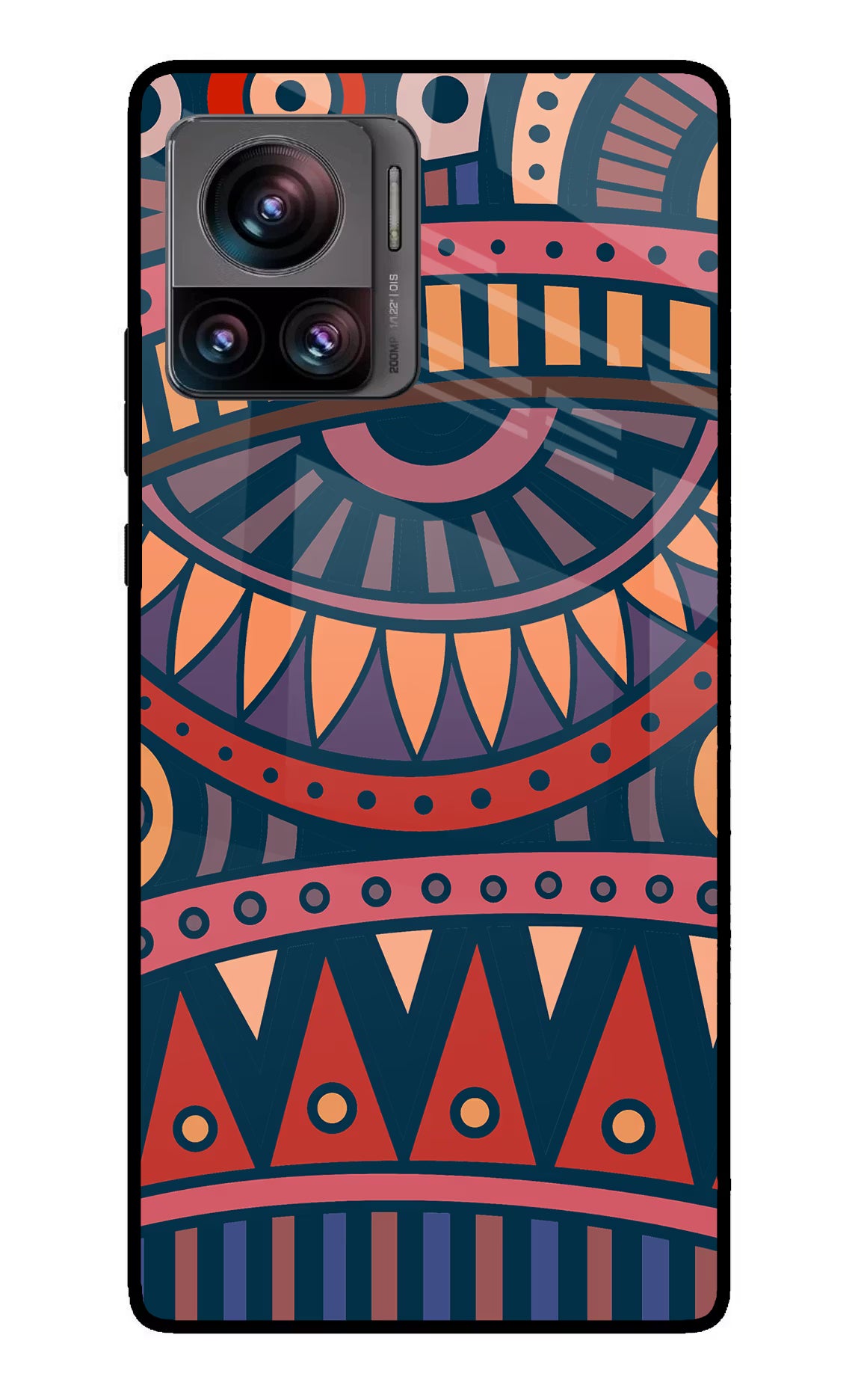 African Culture Design Moto Edge 30 Ultra Glass Case Back Cover by Casekaro
