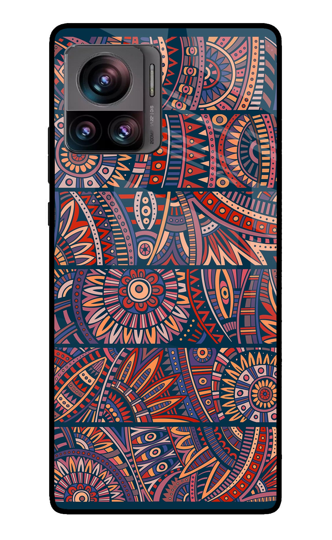 African Culture Design Moto Edge 30 Ultra Glass Case