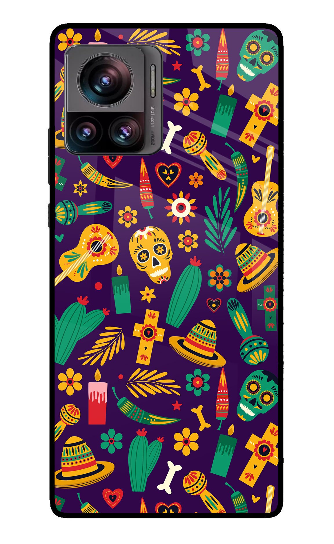 Mexican Artwork Moto Edge 30 Ultra Glass Case