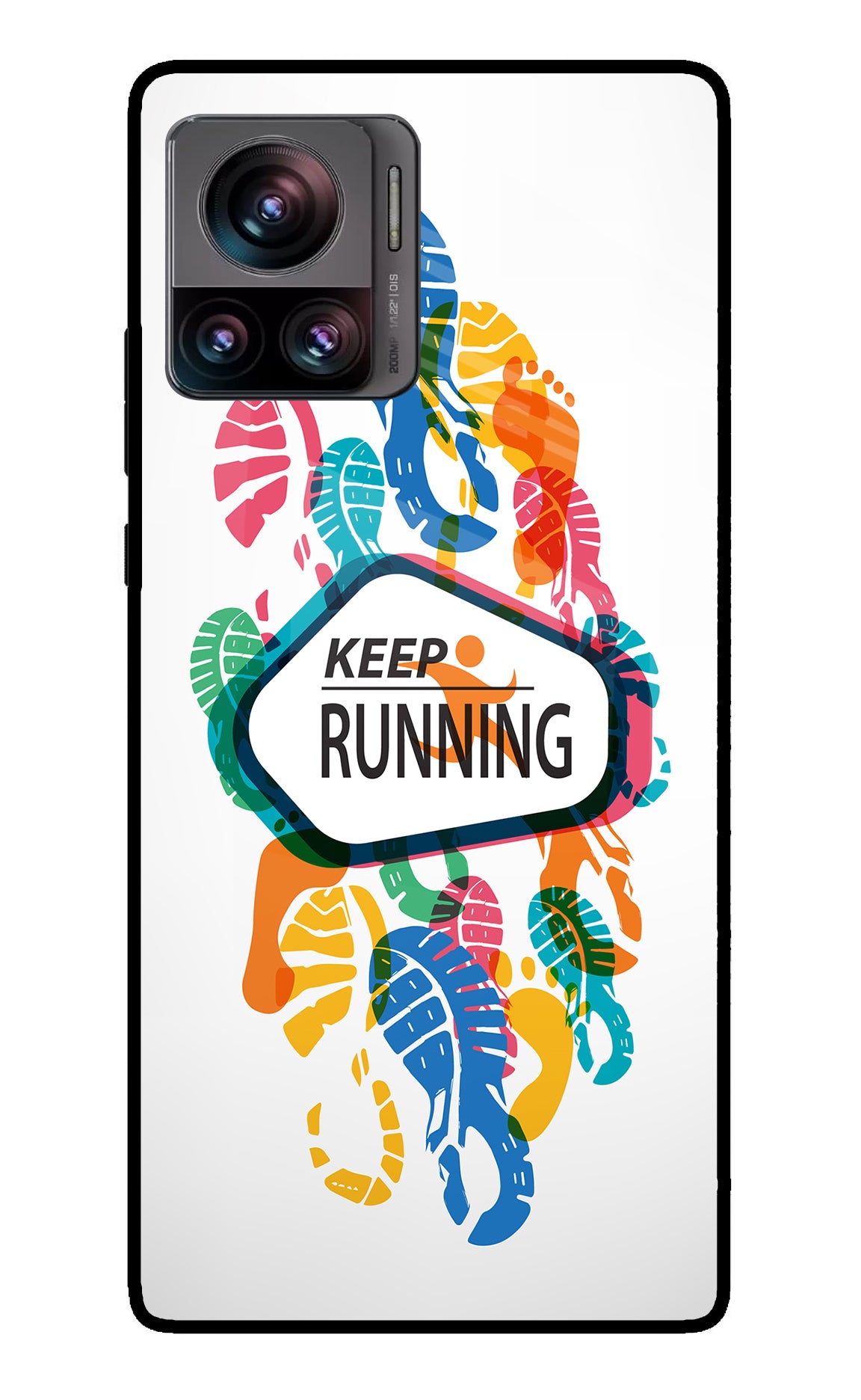 Keep Running Moto Edge 30 Ultra Glass Case