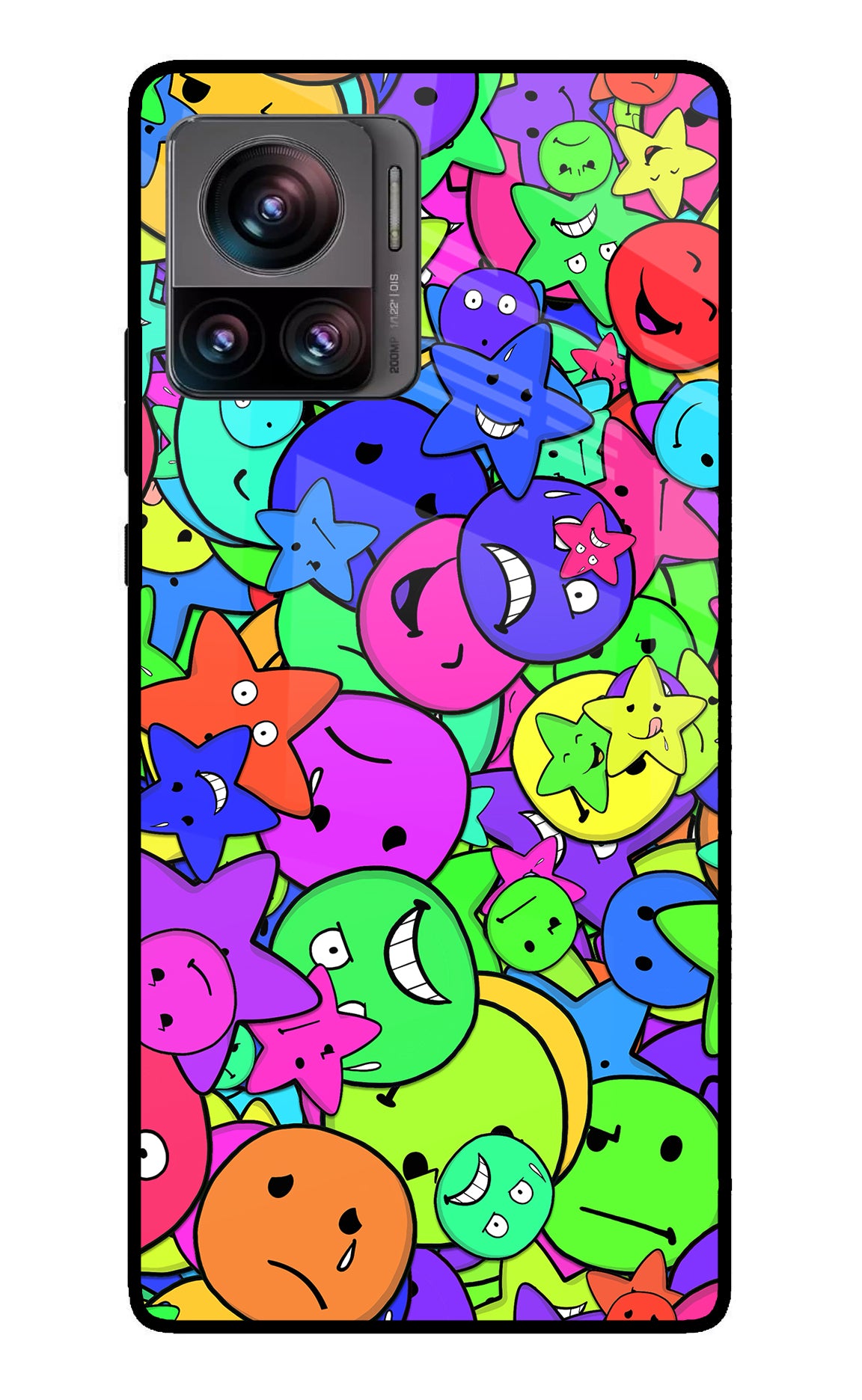 Fun Doodle Moto Edge 30 Ultra Glass Case