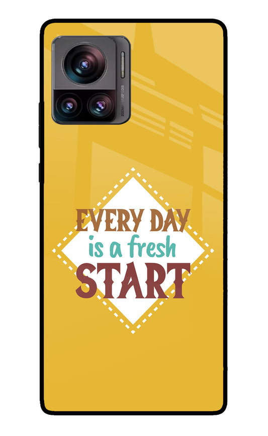 Every day is a Fresh Start Moto Edge 30 Ultra Glass Case