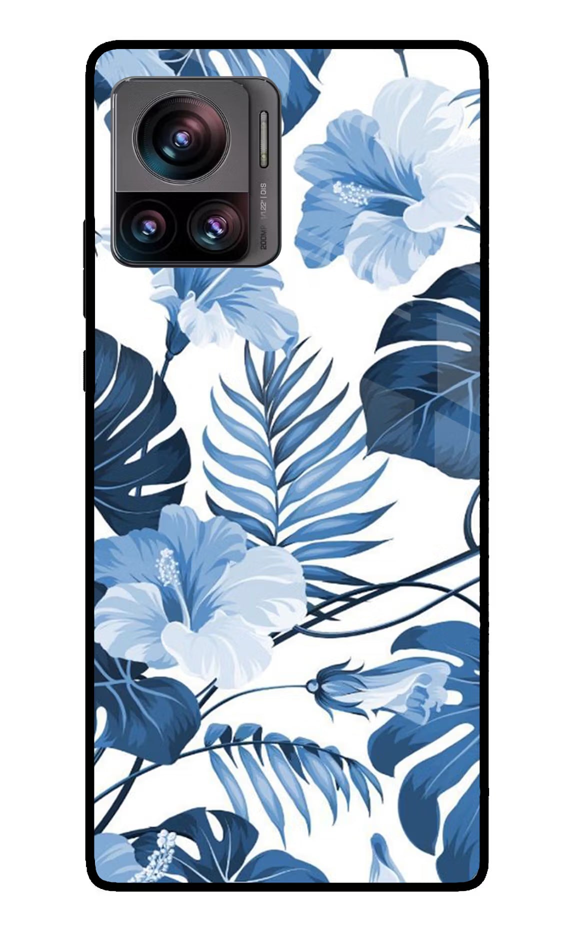 Fabric Art Moto Edge 30 Ultra Glass Case Back Cover by Casekaro