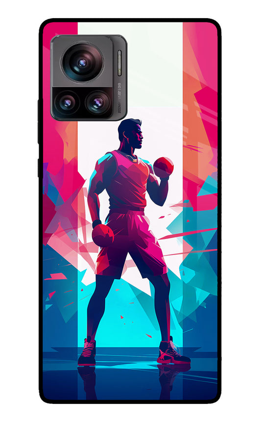 Champion Fighter (AI Generated) Moto Edge 30 Ultra Glass Case