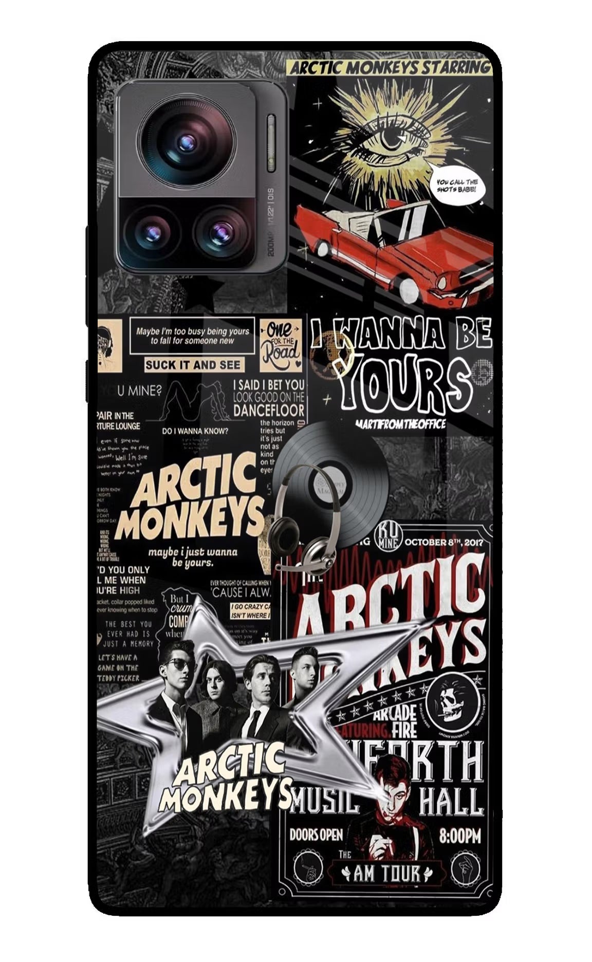 Arctic Monkeys Moto Edge 30 Ultra Glass Case