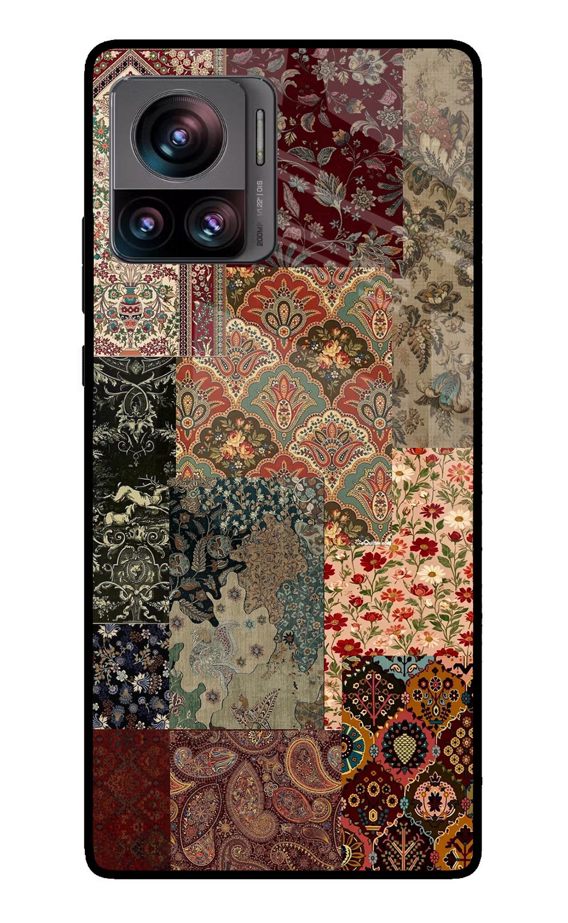 Desi Print Moto Edge 30 Ultra Glass Case Back Cover by Casekaro
