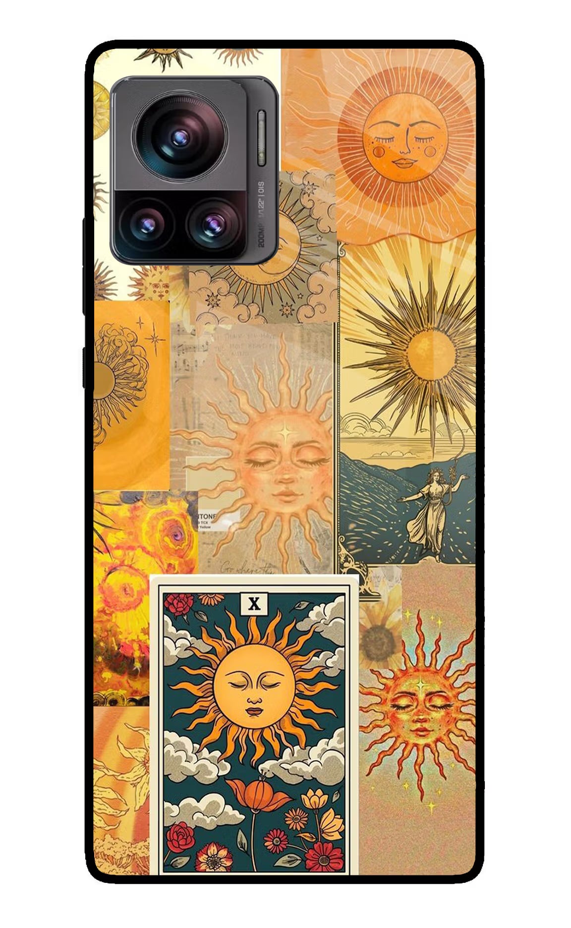 Sun Moto Edge 30 Ultra Glass Case Back Cover by Casekaro