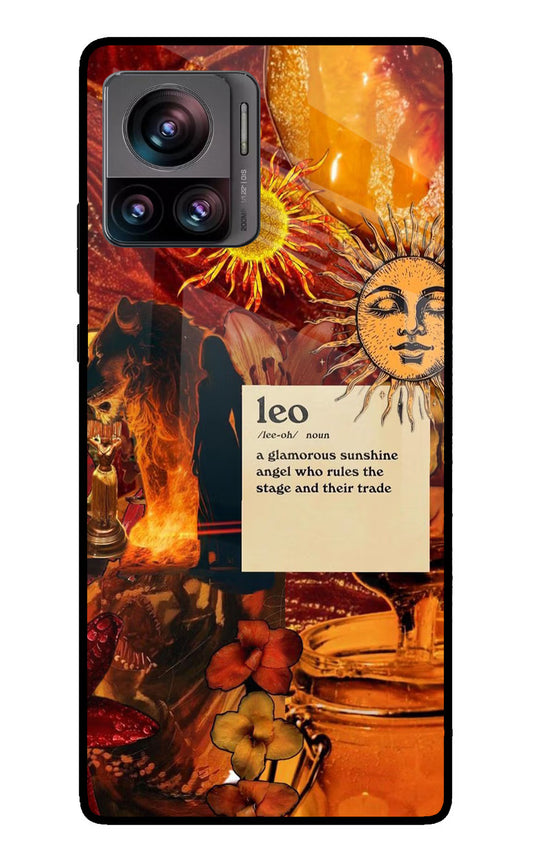 Leo Zodiac Moto Edge 30 Ultra Glass Case