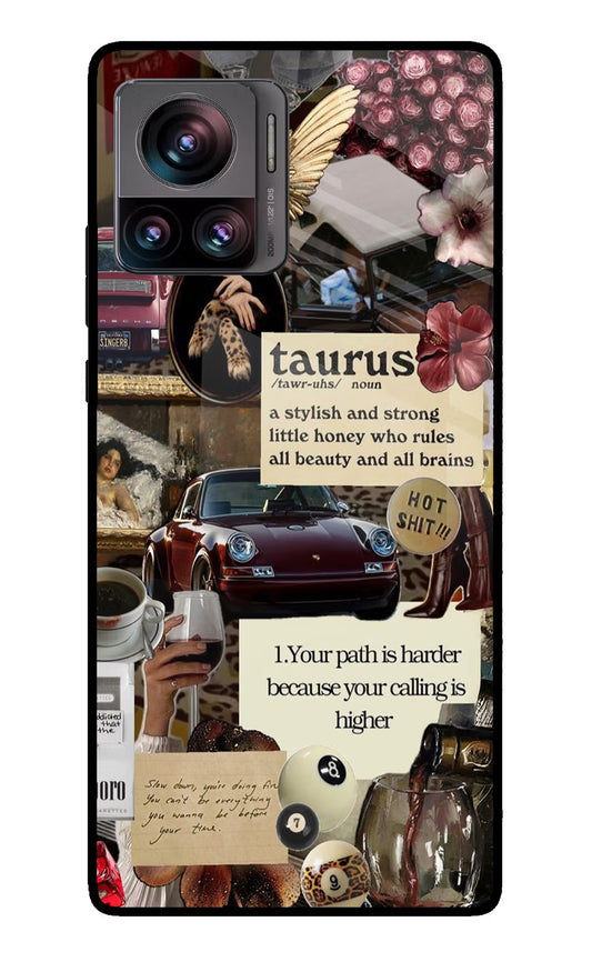 Taurus Zodiac Moto Edge 30 Ultra Glass Case