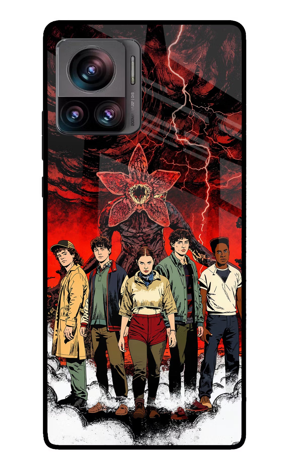 Ordinary Things Characters Moto Edge 30 Ultra Glass Case Back Cover by Casekaro