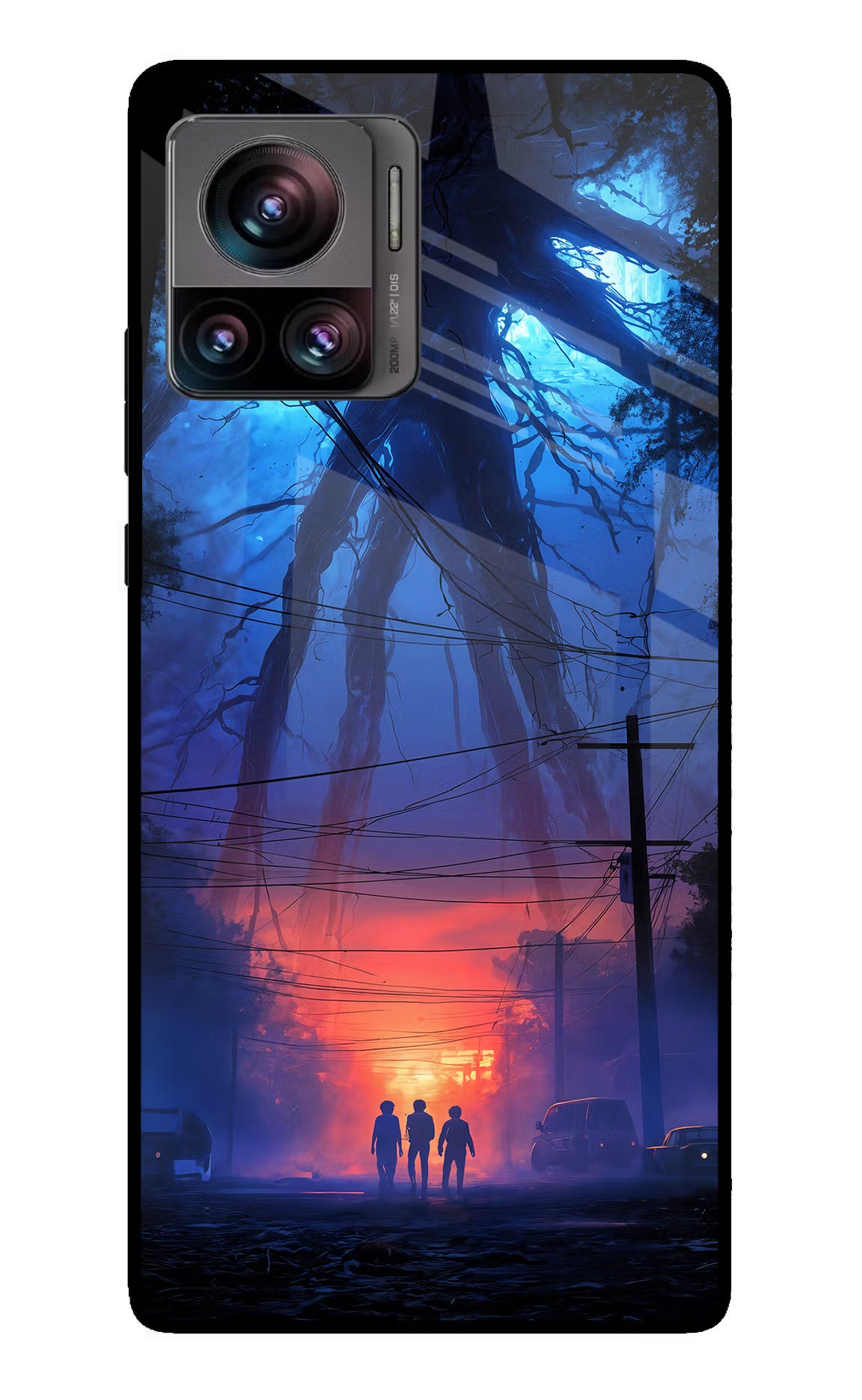 Ordinary Things Shadow Moto Edge 30 Ultra Glass Case Back Cover by Casekaro