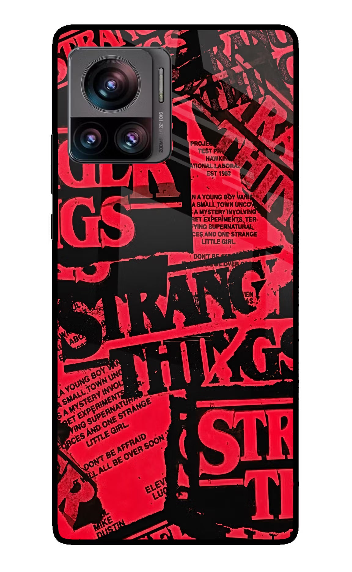 Ordinary Things Moto Edge 30 Ultra Glass Case Back Cover by Casekaro