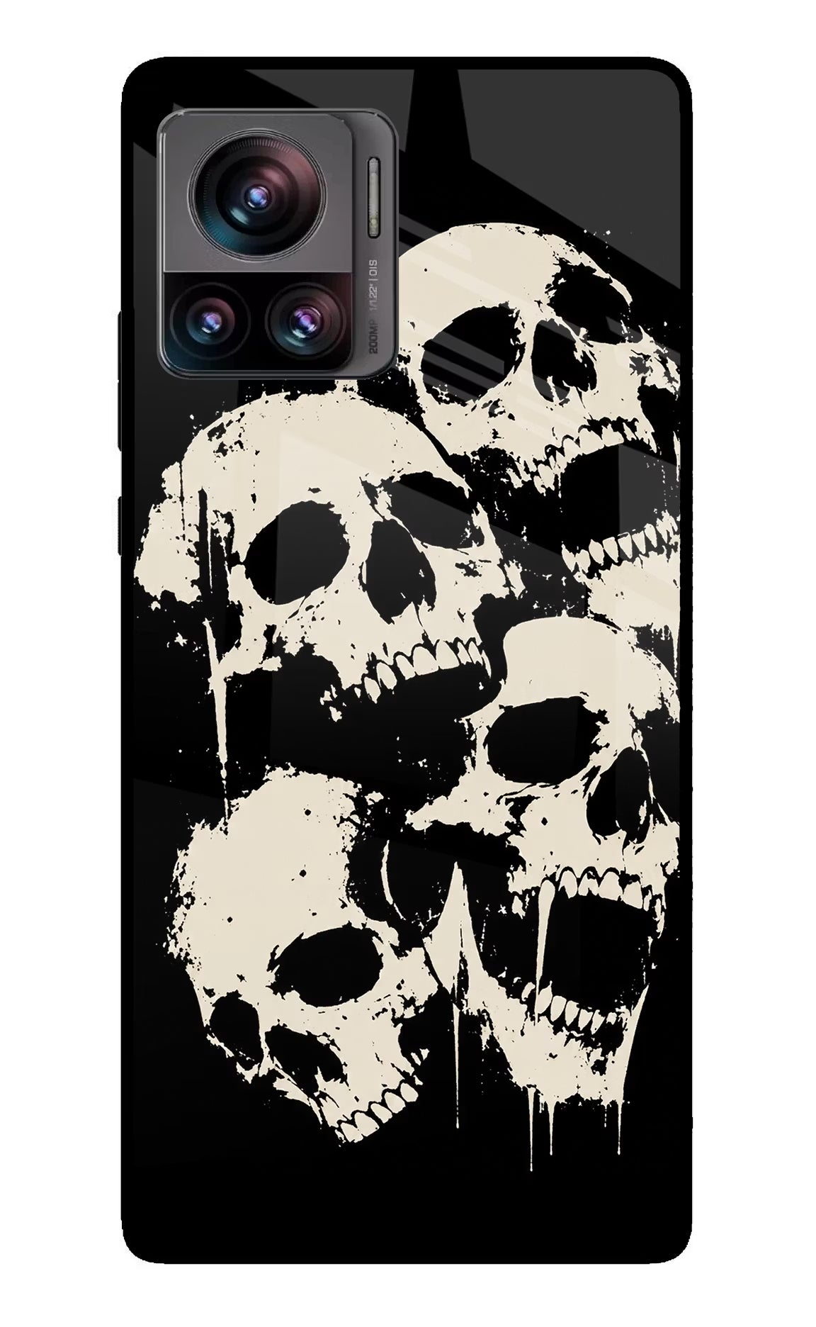 Dead Stack Moto Edge 30 Ultra Glass Case Back Cover by Casekaro