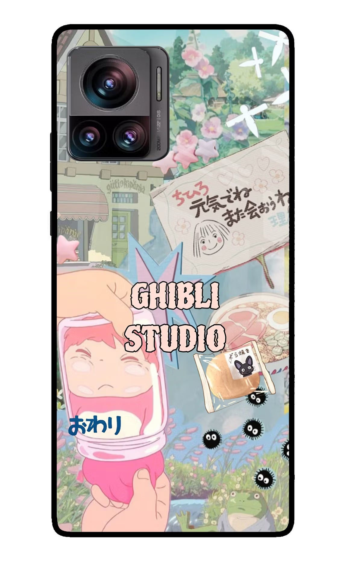 Studio Ghibli Moto Edge 30 Ultra Glass Case