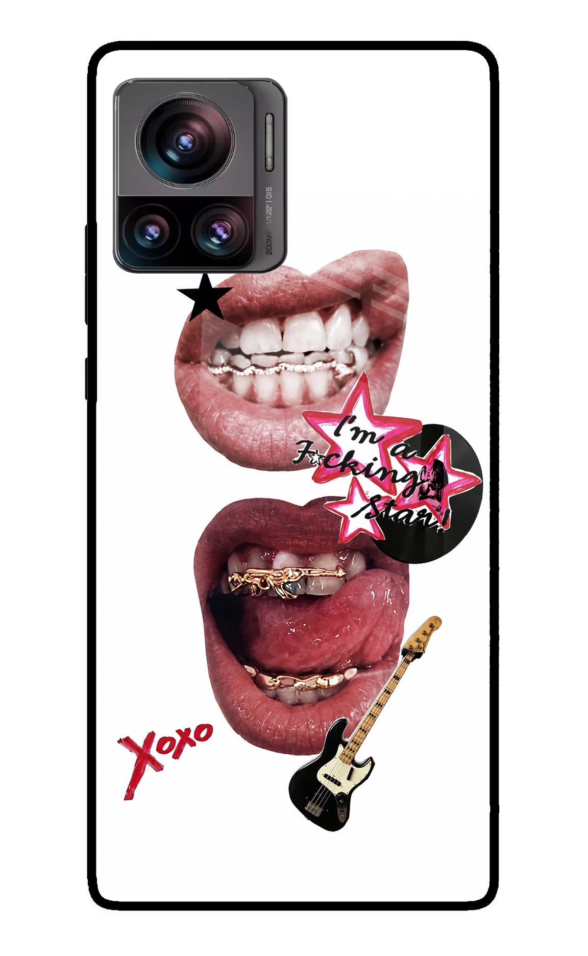 Rockstar Moto Edge 30 Ultra Glass Case