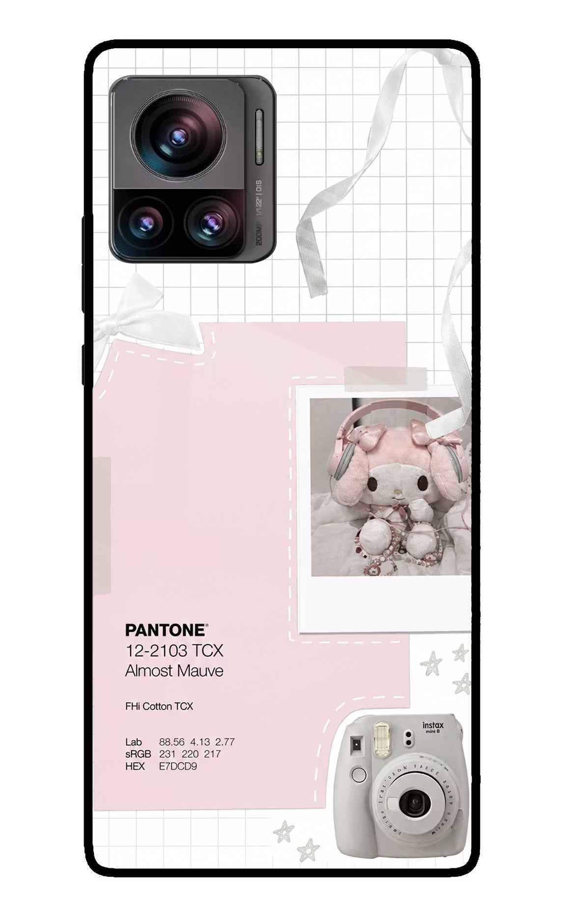 Pantone Asthetic Moto Edge 30 Ultra Glass Case