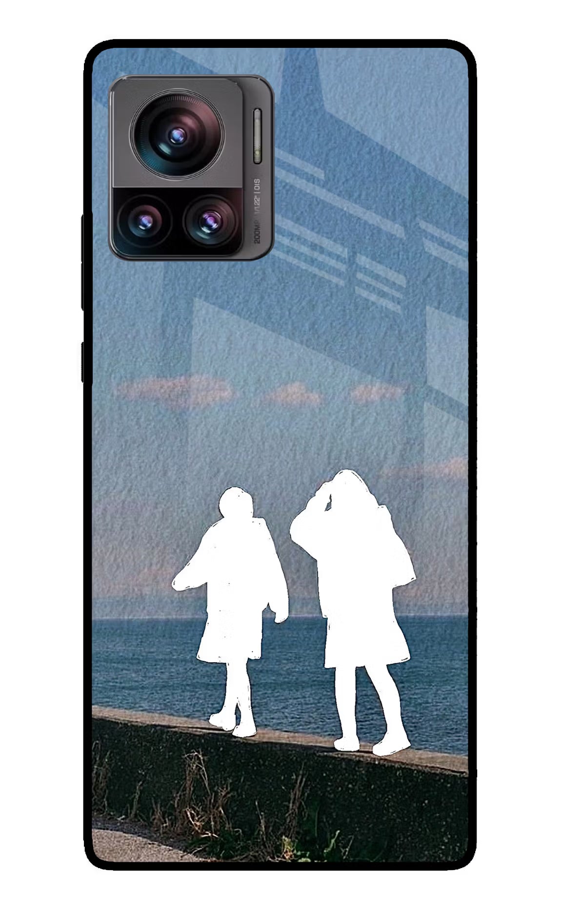 Coastal Dream Moto Edge 30 Ultra Glass Case