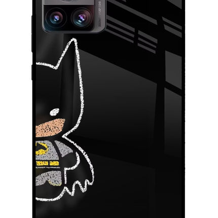 Bat Kitty Moto Edge 30 Ultra Glass Case Back Cover by Casekaro