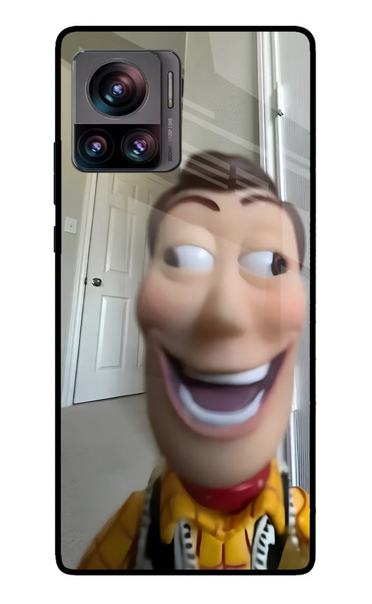Side Eye Woody Moto Edge 30 Ultra Glass Case