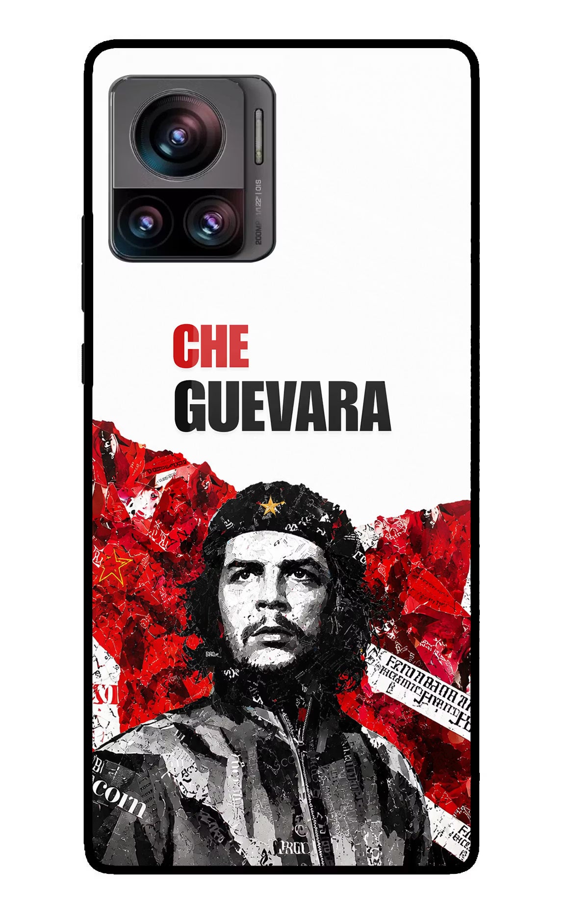 Che Guevara Revolution Moto Edge 30 Ultra Glass Case