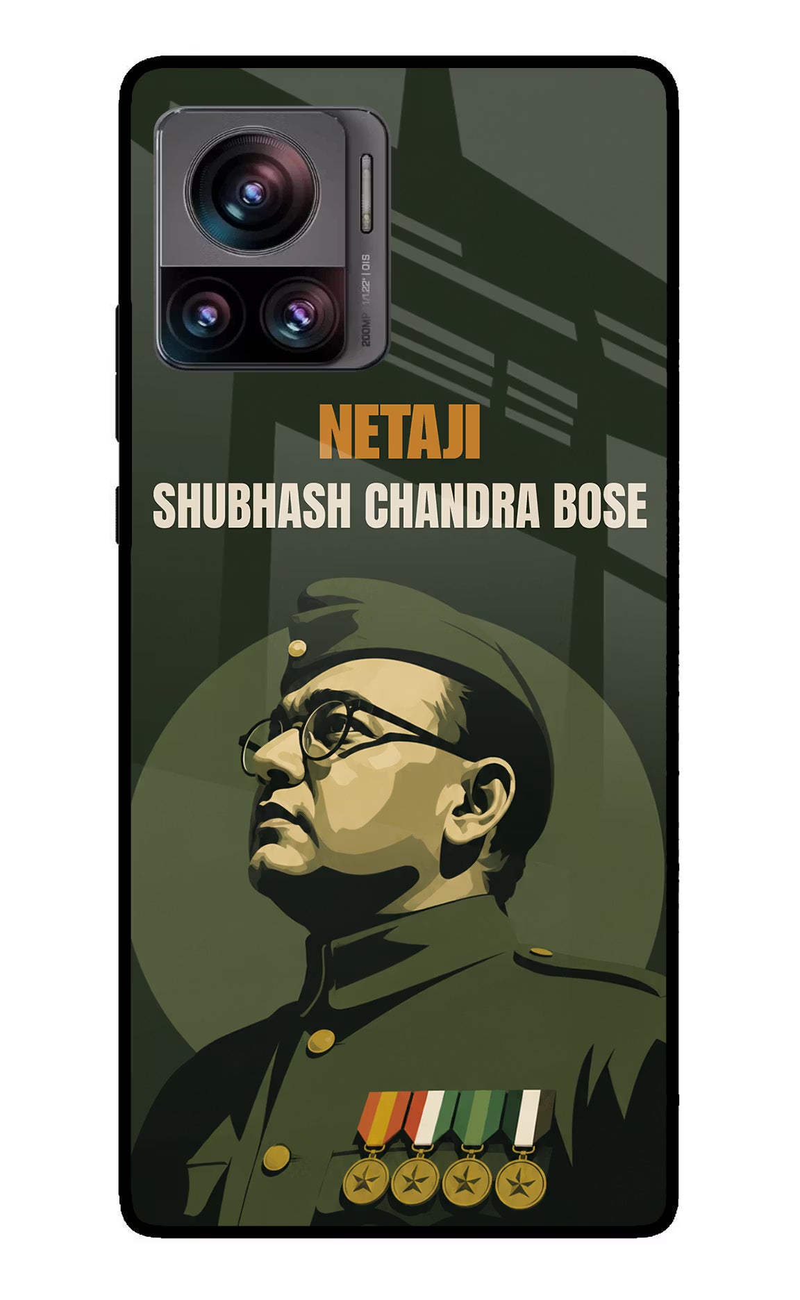 Netaji Legacy Moto Edge 30 Ultra Glass Case