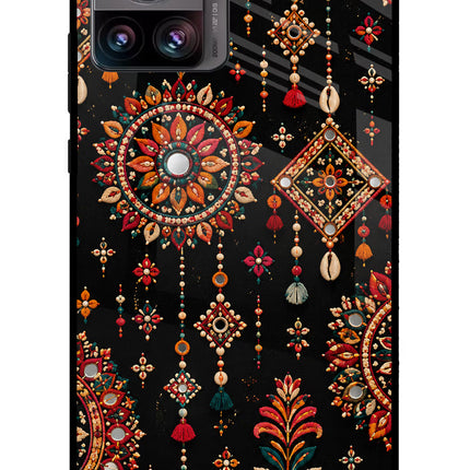 Boho Noir Moto Edge 30 Ultra Glass Case