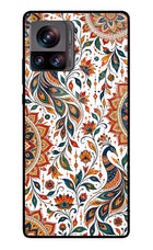 White Mayura Moto Edge 30 Ultra Glass Case