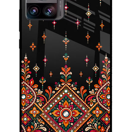 Noir Mehfil Moto Edge 30 Ultra Glass Case