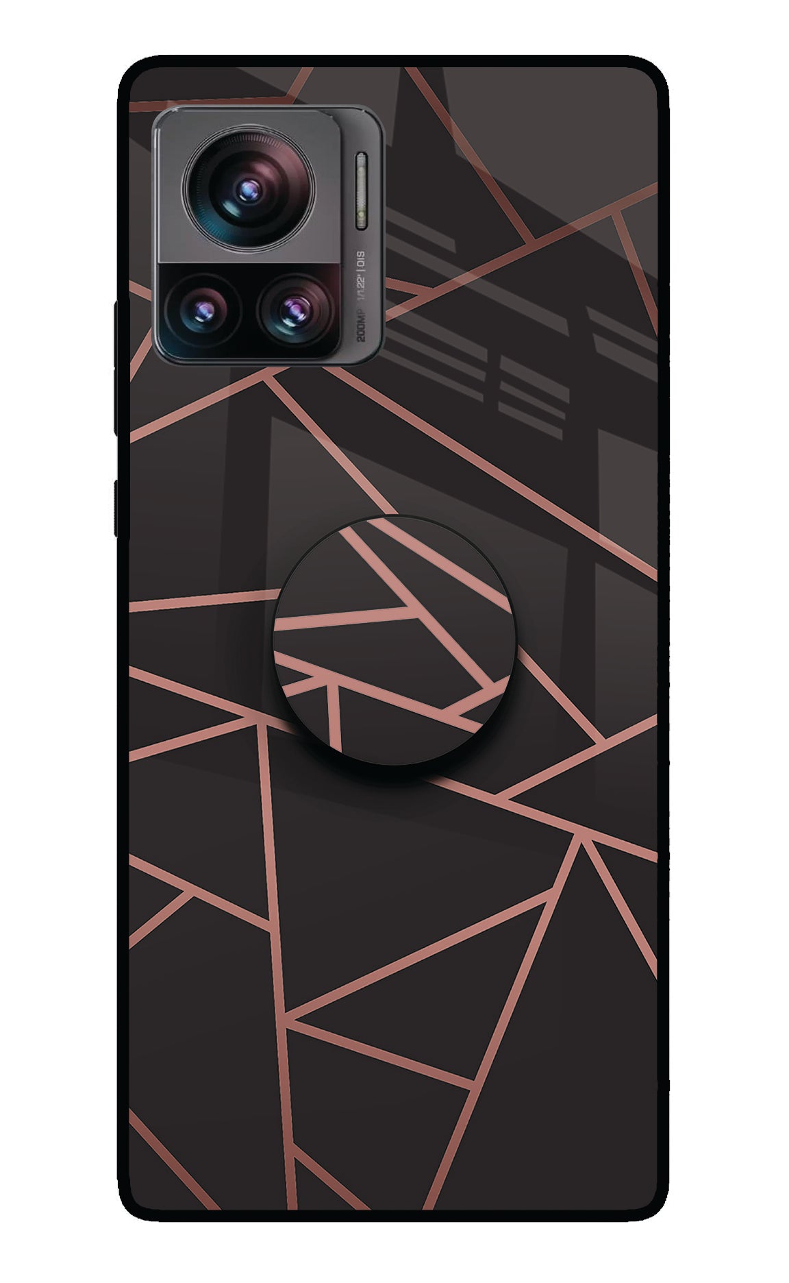 Geometric Pattern Moto Edge 30 Ultra Pop Case