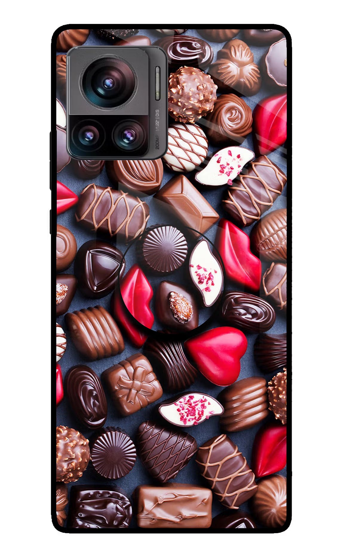Chocolates Moto Edge 30 Ultra Pop Case by Casekaro