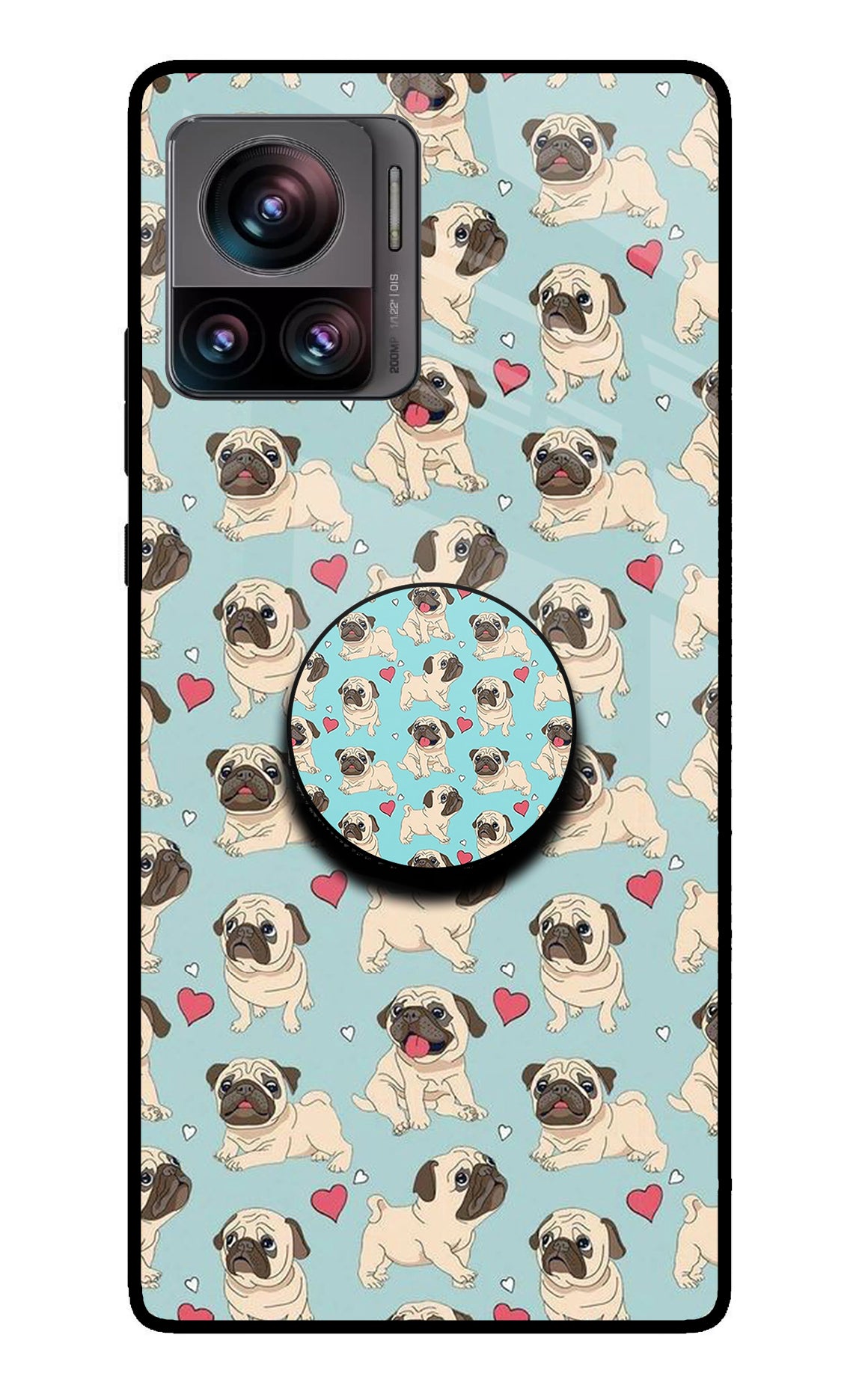 Pug Dog Moto Edge 30 Ultra Pop Case