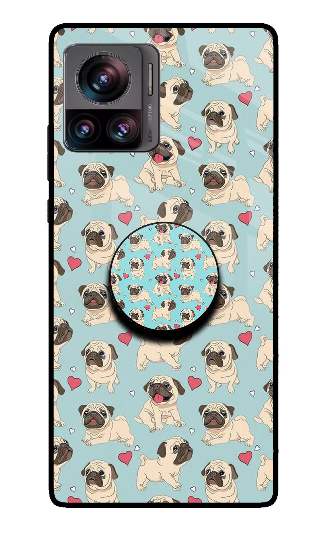 Pug Dog Moto Edge 30 Ultra Pop Case by Casekaro