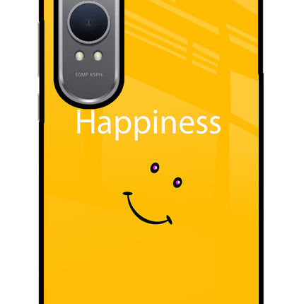 Happiness With Smiley OnePlus Nord CE4 Lite Glass Case