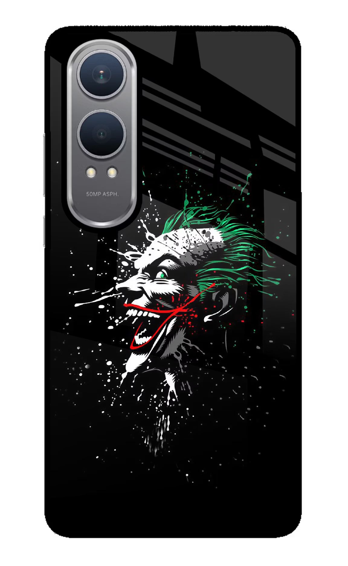 Joker OnePlus Nord CE4 Lite Glass Case Back Cover by Casekaro