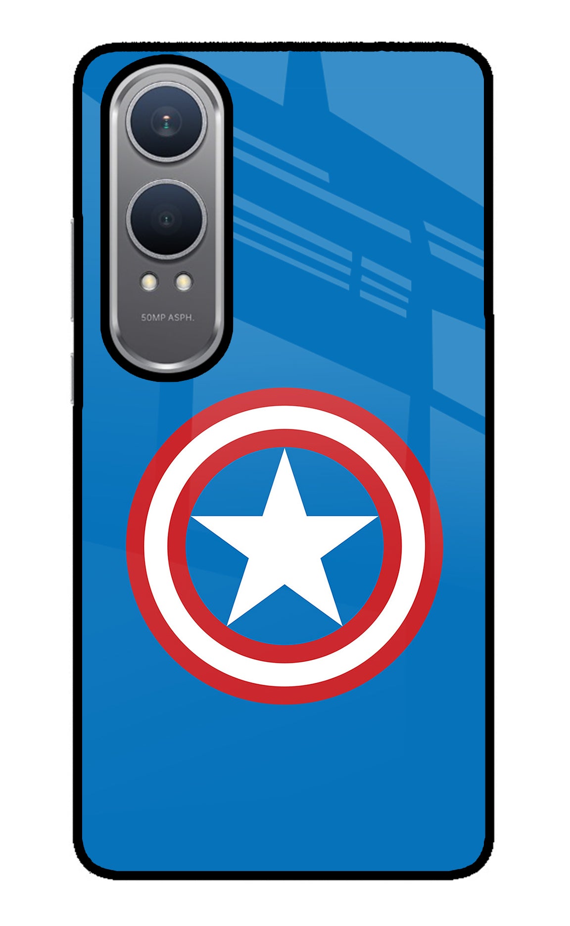 Captain America Logo OnePlus Nord CE4 Lite Glass Case