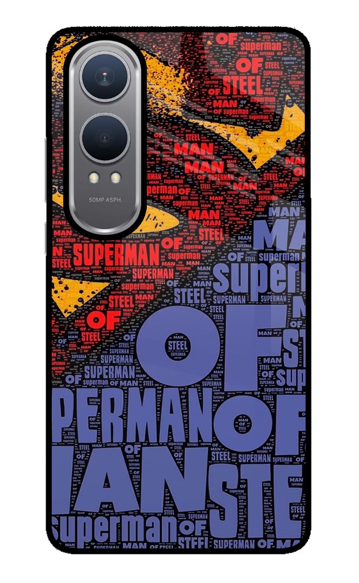 Superman OnePlus Nord CE4 Lite Glass Case Back Cover by Casekaro